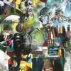 X-Ray Animals, Acrylic/Collage
36" x 48"
